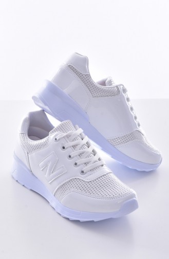 ALLFORCE Chaussures Sport Pour Femme 0777-01 Blanc 0777-01