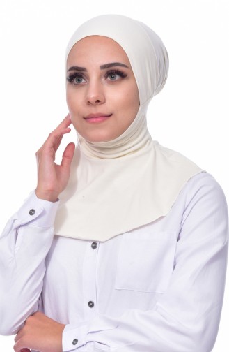 Sefamerve 100% Natural Colored Hijab Bonnet 205-01 Light Beige 205-01