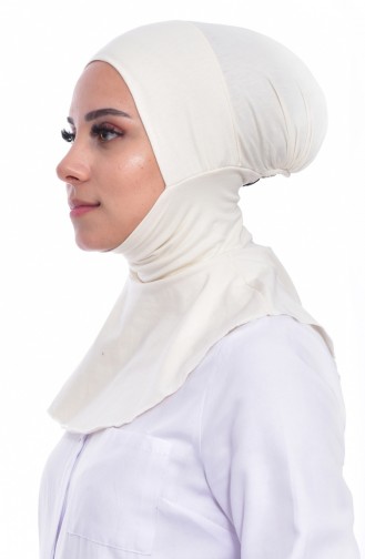Sefamerve Bonnet Islamique 100% Tissu Naturel 205-01 Ecru 205-01