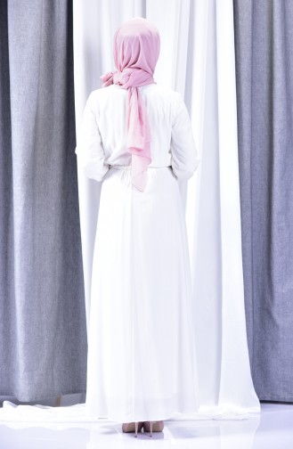 Beli Pleated Dress 0011-01 Light Beige 0011-01