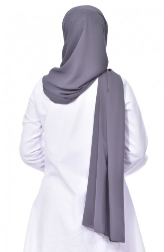 4 Draped Crepe Shawl 0024-13 Gray 0024-13