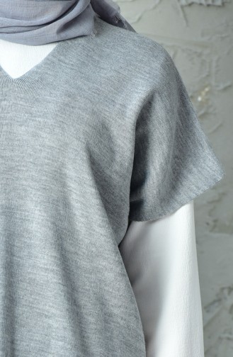 Thin Knitwear Blouse 3200-06 Gray 3200-06