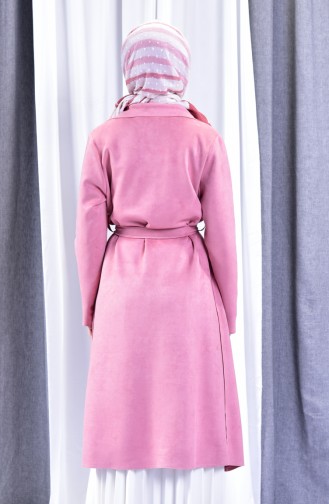 Beige-Rose Trench Coats Models 2017-05