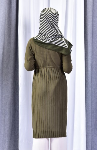 Knitwear Pleated Tunic 31601-06 Khaki 31601-06