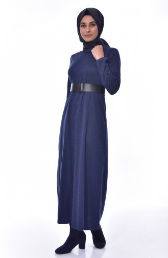 Robe Hijab Bleu Marine 3988-03