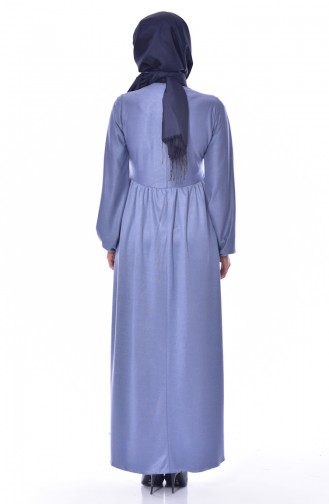 Beli Pleated Dress 8013-01 Blue 8013-01