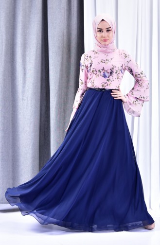 Pink Hijab Dress 3303-01