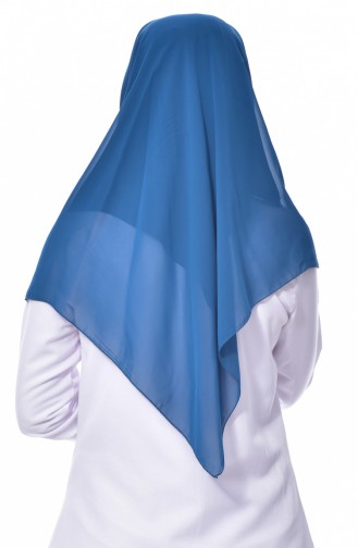 Echarpe Crêpe Grande Taille 50024-99 Bleu Pétrole 99