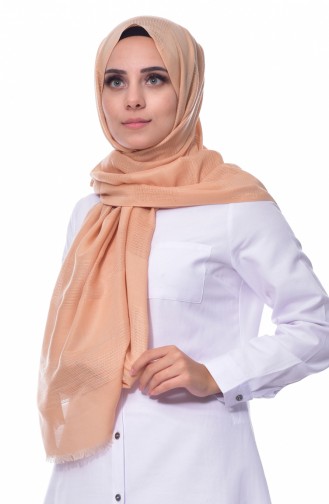 Net Detailed Shawl 19033-31 Beige 31