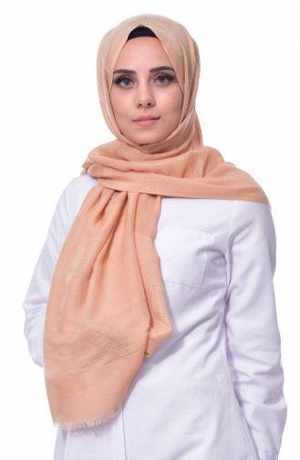 Net Detailed Shawl 19033-31 Beige 31