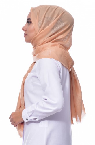 Net Detailed Shawl 19033-31 Beige 31