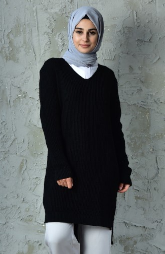 Triko Tunik 4045-08 Siyah