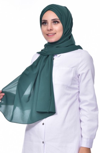 4 Draped Crepe Shawl 0024-02 Emerald Green 0024-02