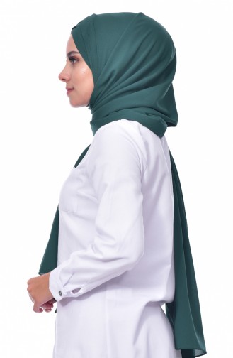 4 Draped Crepe Shawl 0024-02 Emerald Green 0024-02