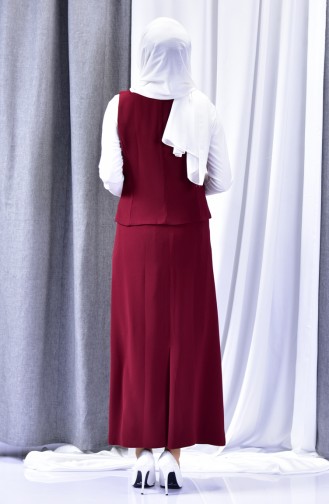 Sefamerve Ensemble 3 Pieces 1212A-02 Bordeaux 1212A-02