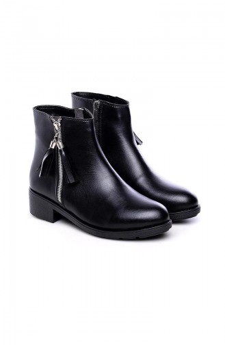 Black Boots-booties 2236-1