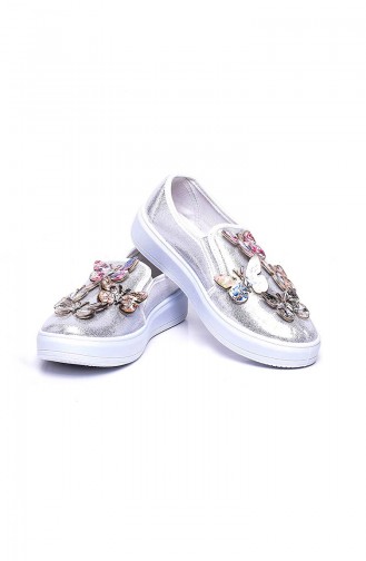 Women´s Casual Shoes Melissa JS-130107-1 Silver 130107-1