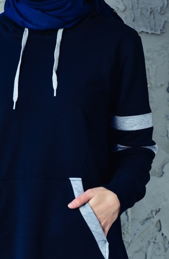 Hooded Tracksuit Suit 2880-03 Navy 2880-03