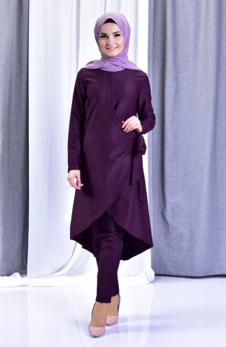 Asymmetric Tunic Double Team 6139-02 Purple 6139-02