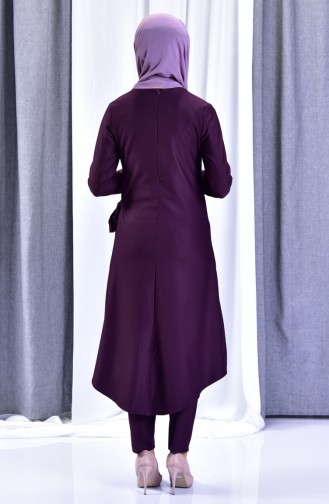 Asymmetric Tunic Double Team 6139-02 Purple 6139-02