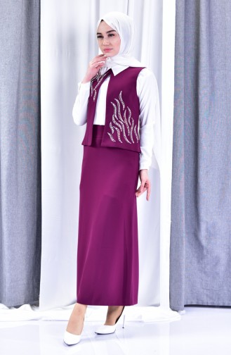 Sefamerve Ensemble 3 Pieces 1212-05 Plum 1212-05