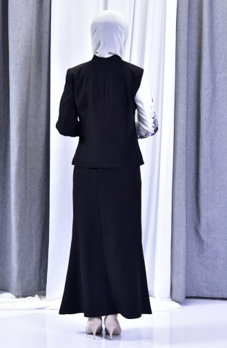 Sefamerve 3 Pcs Suit  1216-02 Black 1216-02
