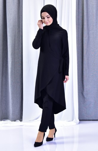 Asymmetric Tunic Double Team 6139-03 Black 6139-03