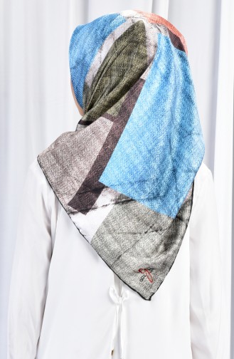 Printed Rayon Scarf 70080-06 light Khaki 06