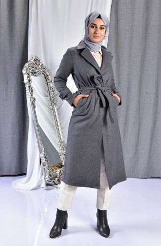 Belted Coat  1942-03 Gray 1942-03