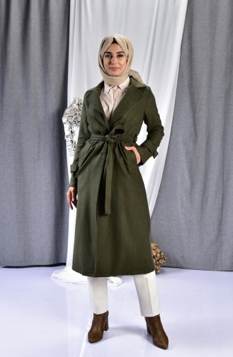 Belted Coat 1942-02 Khaki 1942-02