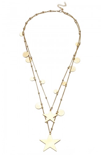 Gold Necklace 8199