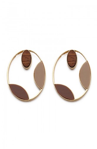 Brown Earrings 7596