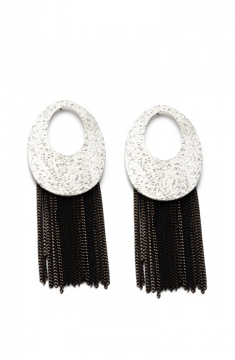 White Earrings 7615