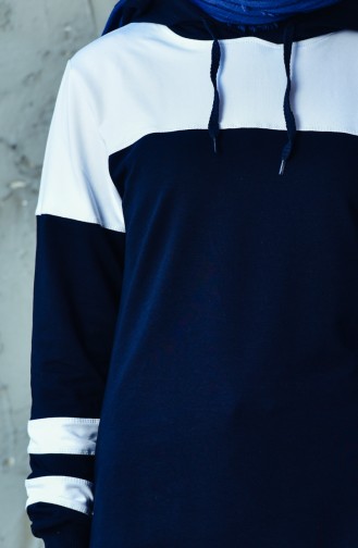 Hooded Tracksuit Suit 2844-03 Navy 2844-03