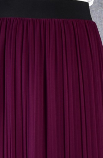 Pleated Skirt  5026-07 Plum 5026-07