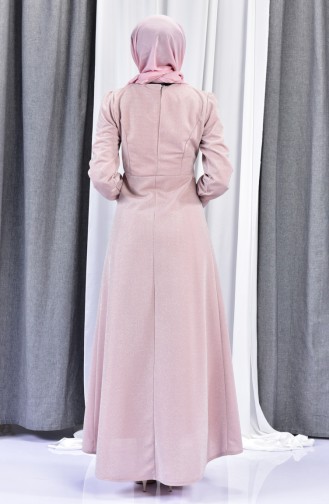 Powder Hijab Dress 3009-01