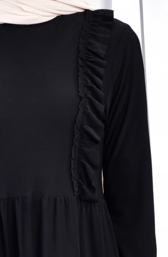 Frilly Dress 1405-03 Black 1405-03