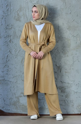 Ensemble Deux Pieces Gilet Pantalon 19401-04 Tabac 19401-04