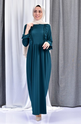 Frilly Dress 1405-05 Emerald 1405-05