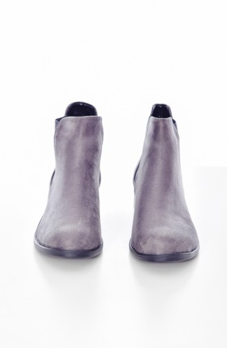 Gray Boots-booties 5280-01