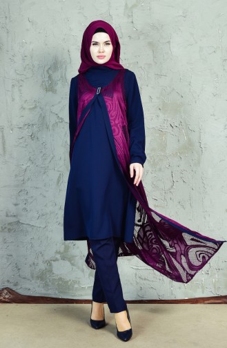 Sefamerve Ensemble Deux Pieces 1727865-803 Bleu Marine Plum 1727865-803