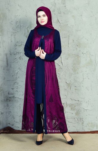 Sefamerve Ensemble Deux Pieces 1727865-803 Bleu Marine Plum 1727865-803