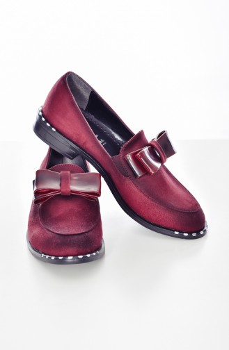 Claret Red Casual Shoes 105K-03