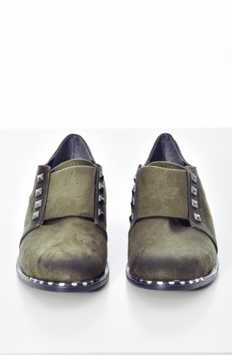 Khaki Tägliche Schuhe 108K-02