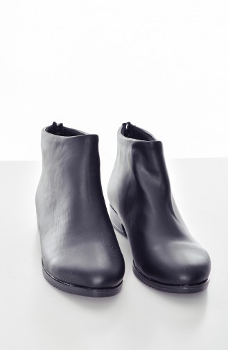 Black Boots-booties 11050-01