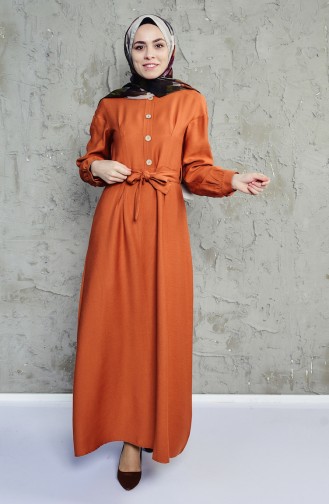 Belted Dress 1652-01 Light Tile 1652-01