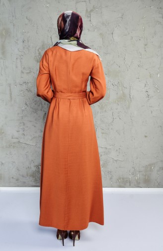 Belted Dress 1652-01 Light Tile 1652-01