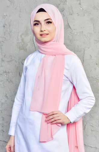 Karaca Plain Crepe Shawl 9052-30 Light Salmon 90521-30