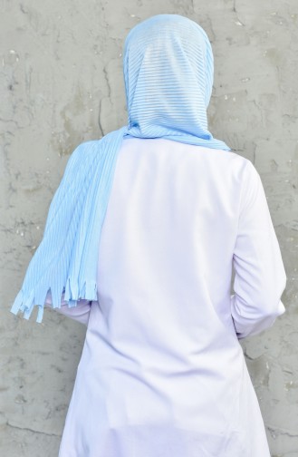 Practical Pliseli Combed Shawl 1011-23 Baby Blue 1011-23