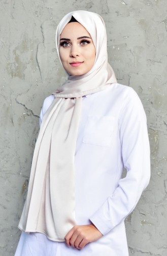 Double Sided Crepe Shawl 70084-04 Beige 04